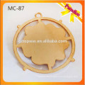 MC87 Custom Garment flower metal accessories for metal tag